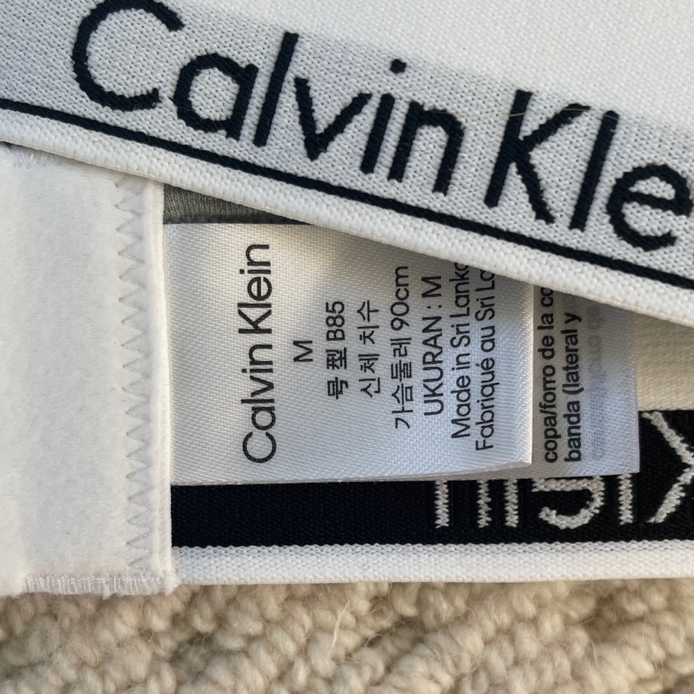 Calvin Klein Like New Gray Nursing Bralette - Picture 2 of 4